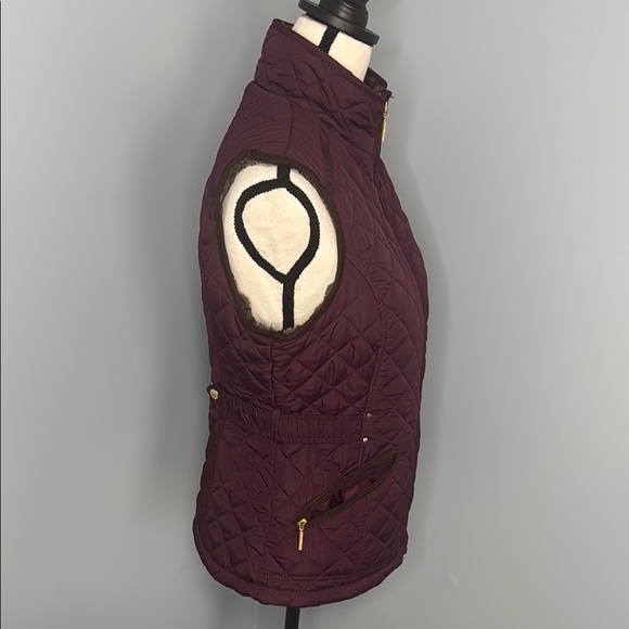 Weatherproof Women’s Purple Zip Vest w/ Pockets Sz S - Picture 3 of 6